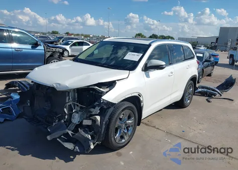 2018 Toyota Highlander Limited Platinum из США, поврежденный, VIN 5TDYZRFH5JS246020
